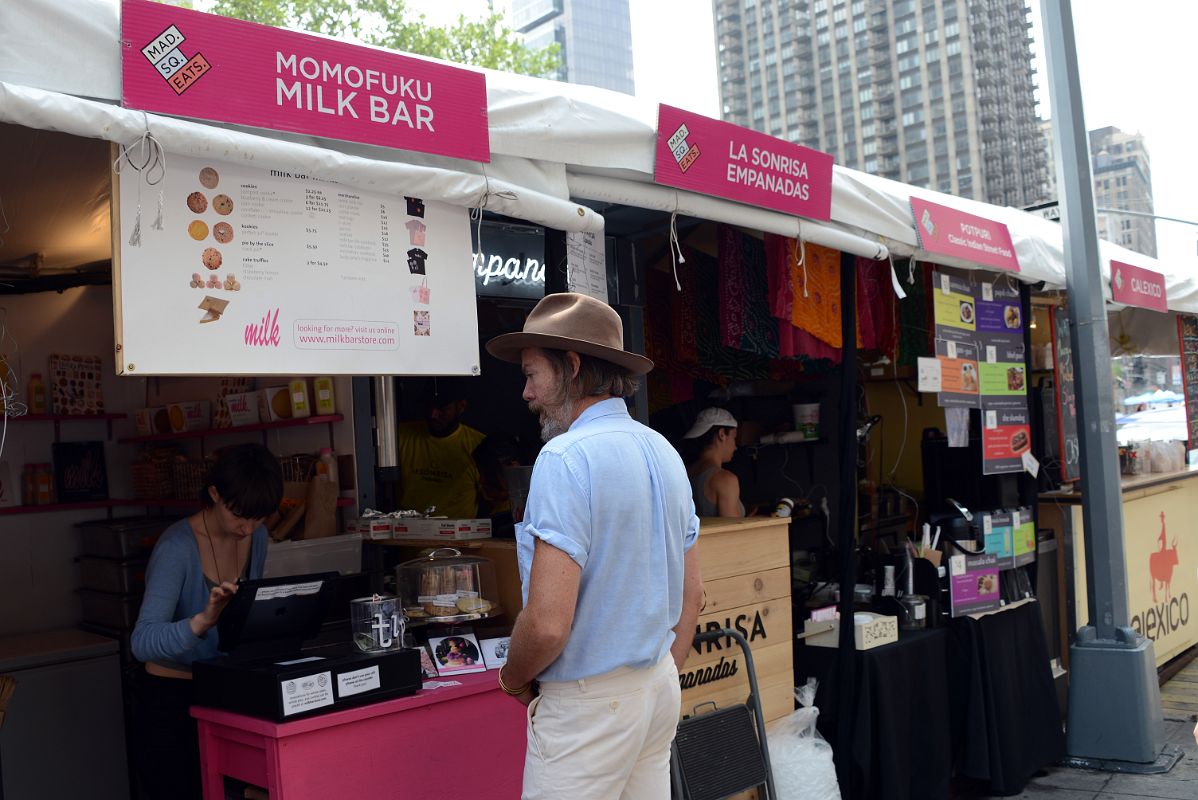 08-04 Mad Sq Eats Features Stalls Like Momofuku Milk Bar and La Sonrisa Empanadas At Worth Square New York Madison Square Park